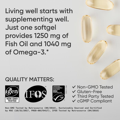 Alaskan Omega-3 Fish Oil